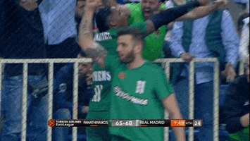 happy lets go GIF by EuroLeague