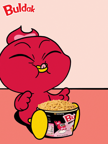 Happy Spicy Food GIF