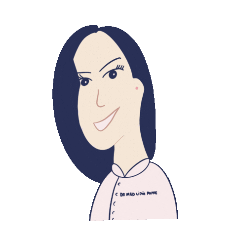 Dr med Lidia Poppe Sticker