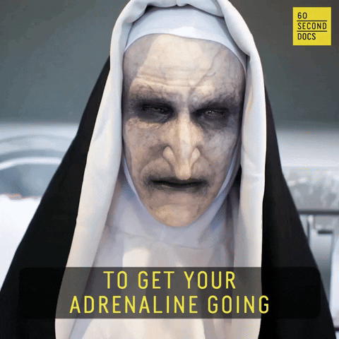 Scaring The Nun GIF by 60 Second Docs