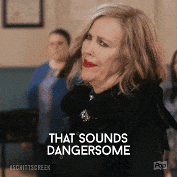 Pop Tv Fear GIF by Schitt's Creek