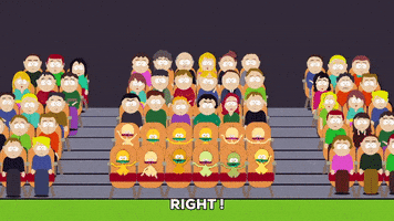 crowd jakovasaur family GIF by South Park 