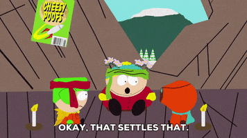 settling eric cartman GIF by South Park 