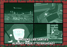 santa claus hunting GIF by South Park 
