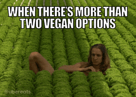 vegan delivery GIF by Uber Eats
