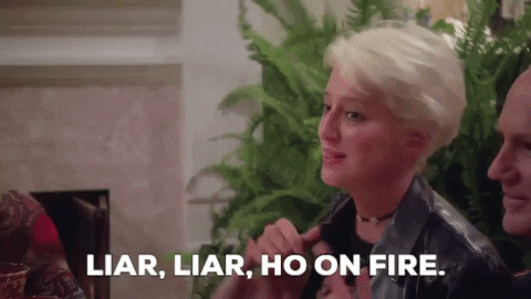 real housewives of new york lies GIF by Bravo TV
