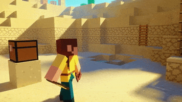 Leaving Get Out GIF by Minecraft