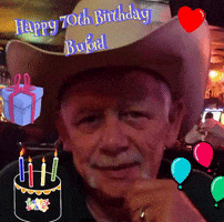 Happy 70Th Birthday Buford GIF