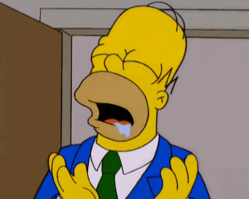 Image result for homer drooling