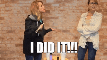 I Did It GIF by Chicks on the Right