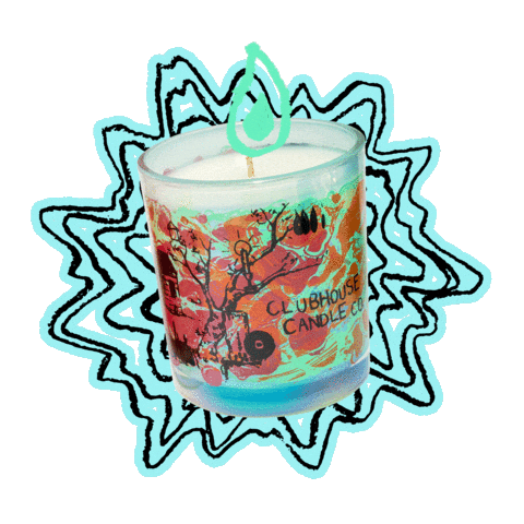 Clubhouse Candle Co Sticker