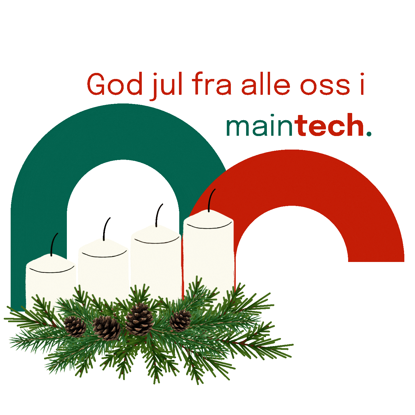 Christmas Advent Sticker by Maintech