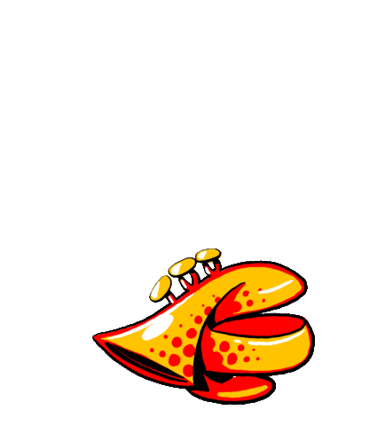 Celebrate Orange Peel Sticker by Zack Ritchie