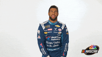 Wallace Squinting GIF by NASCAR on NBC
