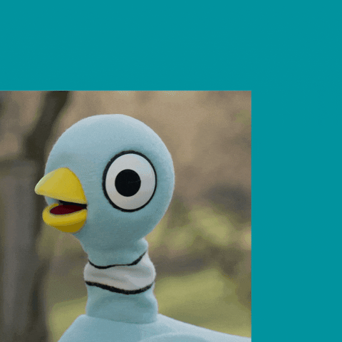 Wrong Turn Pigeon GIF by Mo Willems Workshop