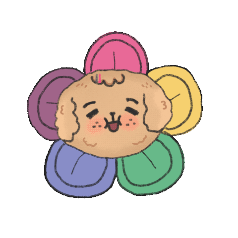 Happy Dog Sticker