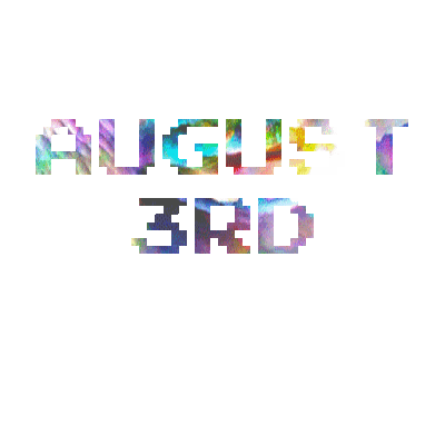 August 3 Sticker By GIF