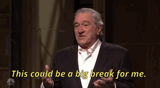 Robert De Niro Snl GIF by Saturday Night Live - Find & Share on GIPHY