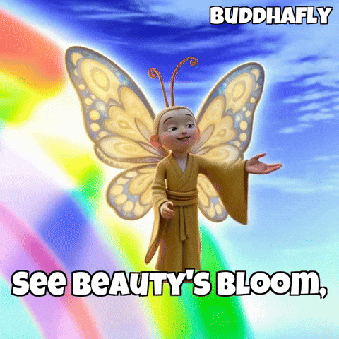 Rainbow Fading GIF by BuddhaFlyJourney