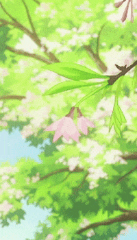 Green, anime scenery and gif gif anime #1552484 on animesher.com