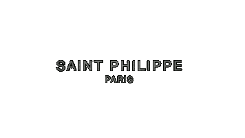 Designer Logo Sticker by Saint Philippe Paris