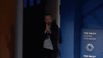 aaron paul entrance GIF by The Paley Center for Media