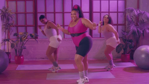 Work Out Exercise GIF by Lizzo - Find & Share on GIPHY