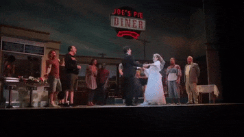 broadway musical kiss GIF by Waitress The Musical
