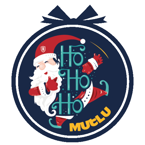 New Year Noel Sticker by İzmir Özel Türk Koleji
