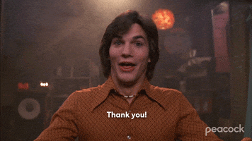 That 70S Show Thank You GIF by PeacockTV