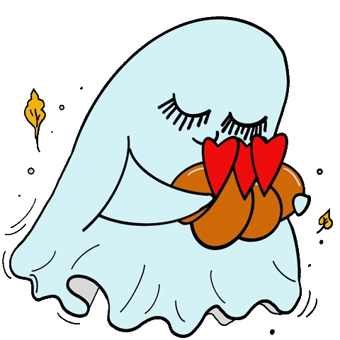 Halloween Ghost Sticker