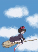 Flying Studio Ghibli GIF