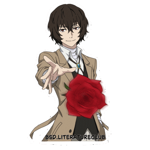 Bungo Stray Dogs Rose Sticker