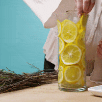 Lemon Juice Diy GIF by evite
