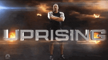 the rock uprising GIF by The Titan Games