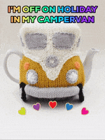 Happy Holidays Camper GIF by TeaCosyFolk