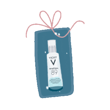 Snow Gift Sticker by Vichy Greece