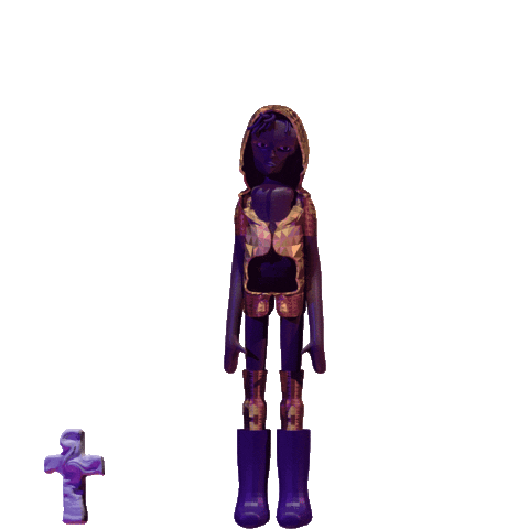 Gold Gif Artist Sticker