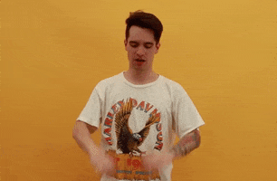 #brendon urie #panic at the disco #love #heart #i love you #biggestweekend #biggest weekend GIF by BBC Radio 1’s Biggest Weekend