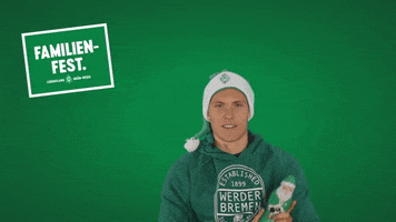 christmas augustinsson GIF by SV Werder Bremen