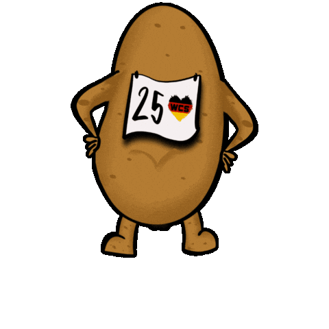 Potato Deutschland Sticker by WCS Germany