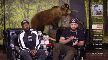 shout out pointing GIF by Desus & Mero