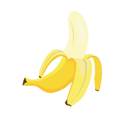 Banana Transparent Background Sticker for iOS & Android | GIPHY