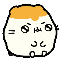 Hamster Oops Sticker