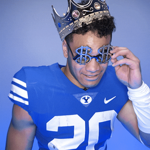 You Cant See Me Byu Football GIF by BYU Cougars