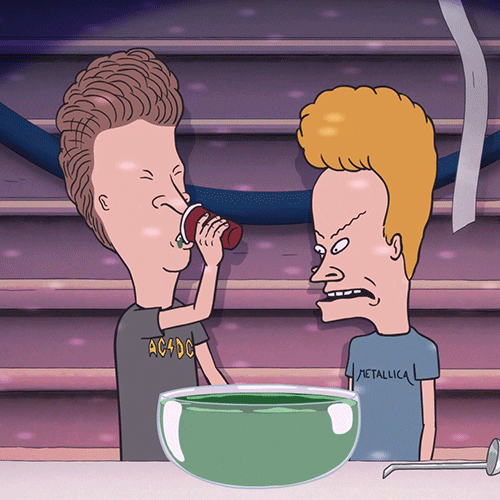 Choking Beavis And Butthead GIF by Paramount+