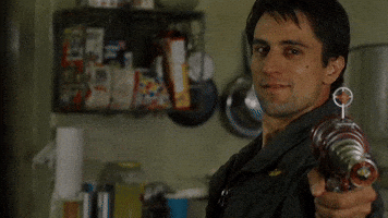 Taxi Driver Ray Gun GIF