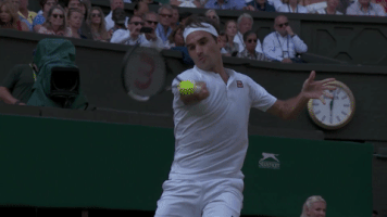 slow motion tennis GIF by Wimbledon