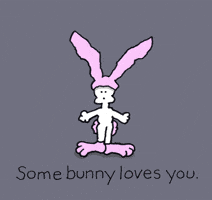 I Love You Bunny GIF by Chippy the Dog