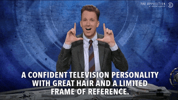 television great hair GIF by The Opposition w/ Jordan Klepper
